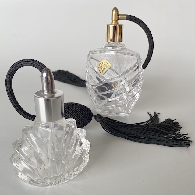 PERFUME ATOMISER, Spray Bottle w Back Tassel